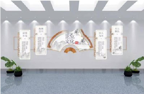 张家界企业文化墙设计的核心要素。