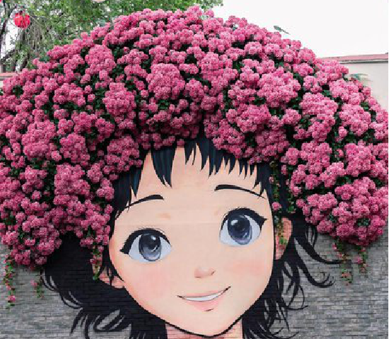 张家界墙体彩绘-网红墙打卡