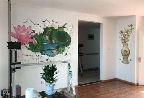 张家界墙体彩绘相比墙纸的优势。